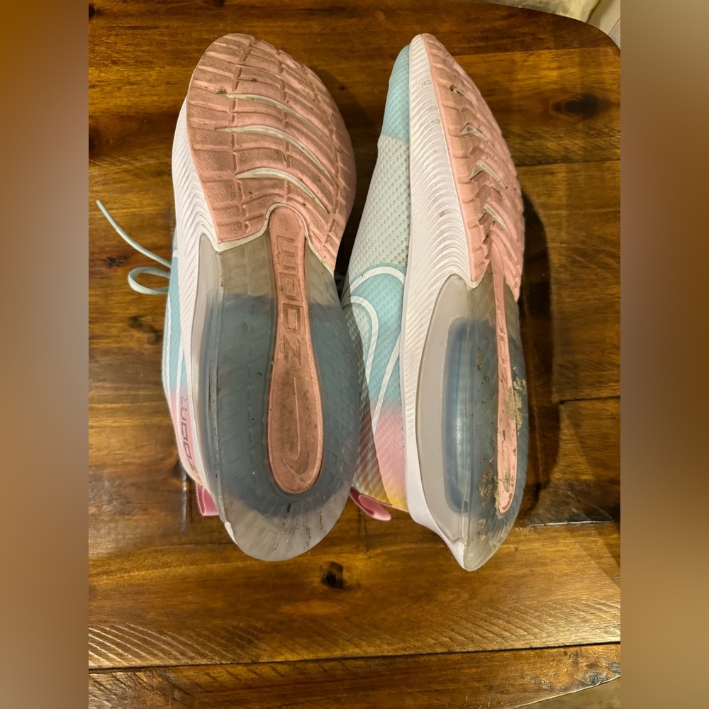 Nike Air Zoom Arcadia SE GS Glacier Blue Pink Melon Sneakers Y6.5/Women’s 8.5 - Picture 9 of 9